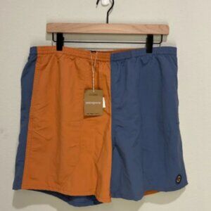 Patagonia Baggies Shorts 5" – Men’s Large – Utility Blue – Peace Patch – NWT